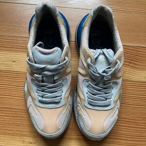 Alexander McQueen Tan and Gray Athletic Shoes with Chunky Design